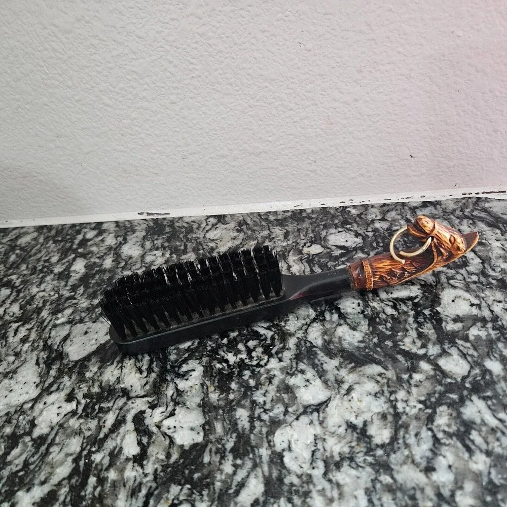 Vintage‎ Equestrian Horse Head Shoe Brush